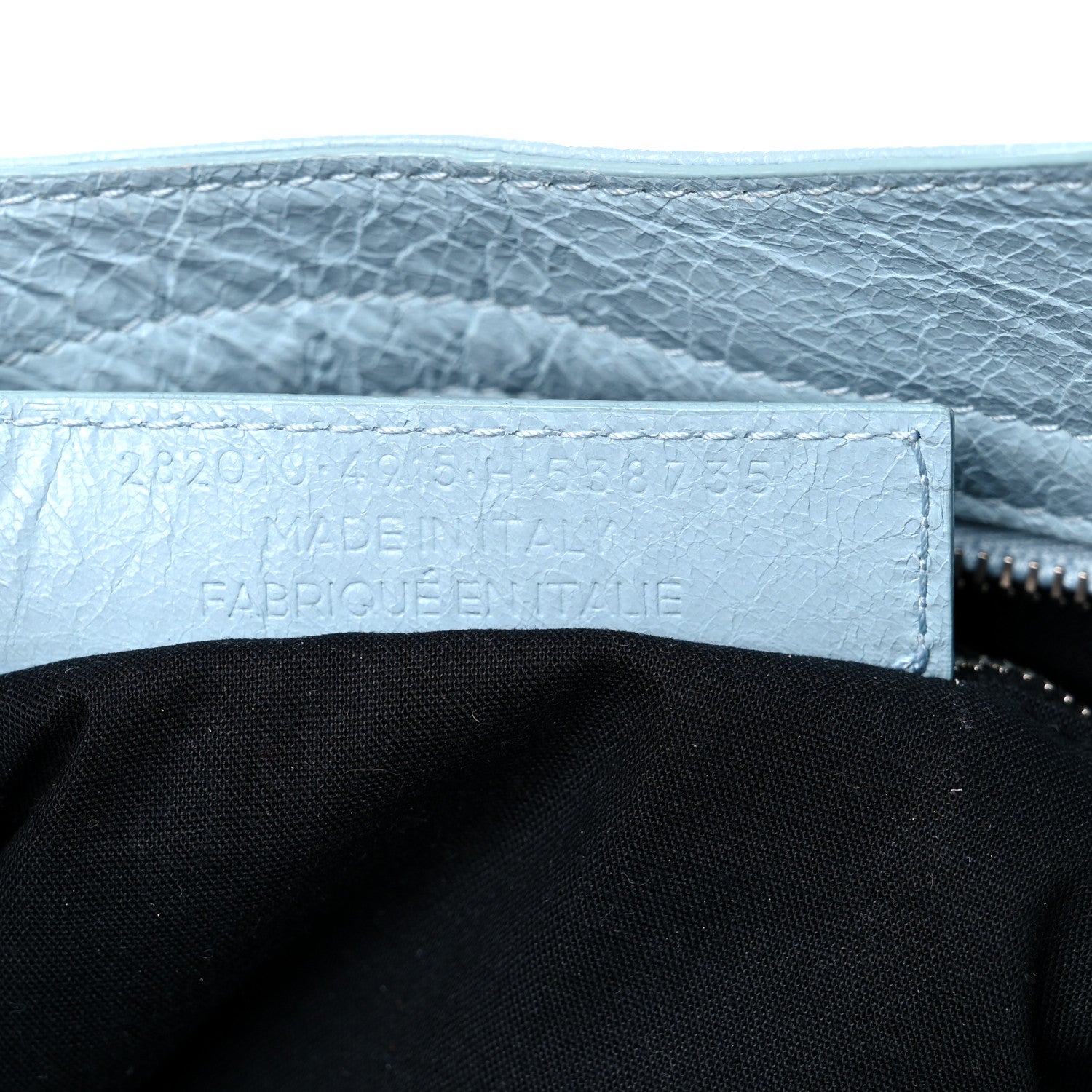 Balenciaga Agneau Giant 12 Silver Hardware Velo Bleu Dragee 7 of 21