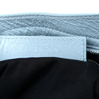 Balenciaga Agneau Giant 12 Silver Hardware Velo Bleu Dragee 7 of 21