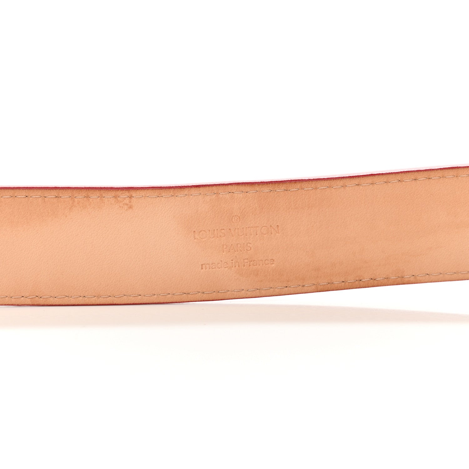 Louis Vuitton Vernis Ceinture 30mm Belt 90 36 Rouge 4 of 7