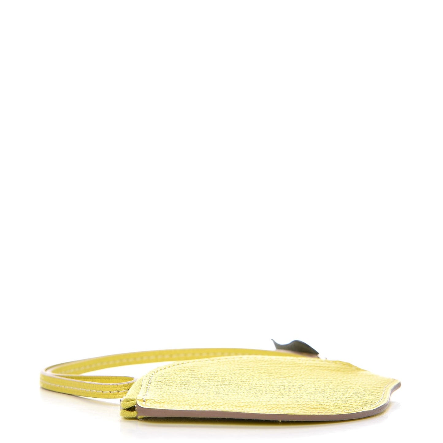 Chevre Mysore Tutti Frutti Citron Coin Purse Charm Lime