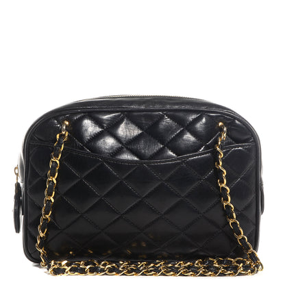 Chanel Lambskin Quilted Shoulder Bag Black 1 of 7