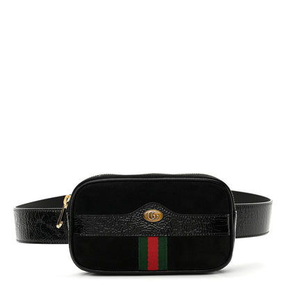 Gucci Suede Patent Ophidia Belted iPhone Case 85 34 Black 1 of 10