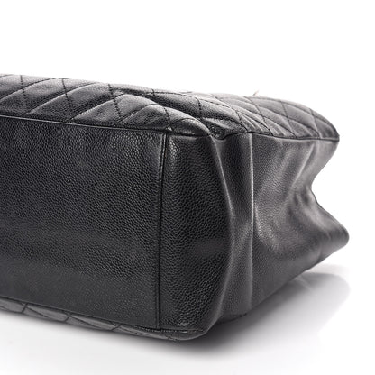 Chanel Caviar Quilted Grand Shopping Tote GST Black 6 of 24