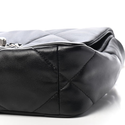Chanel Lambskin Quilted Medium Chanel 19 Flap Black 9 of 9