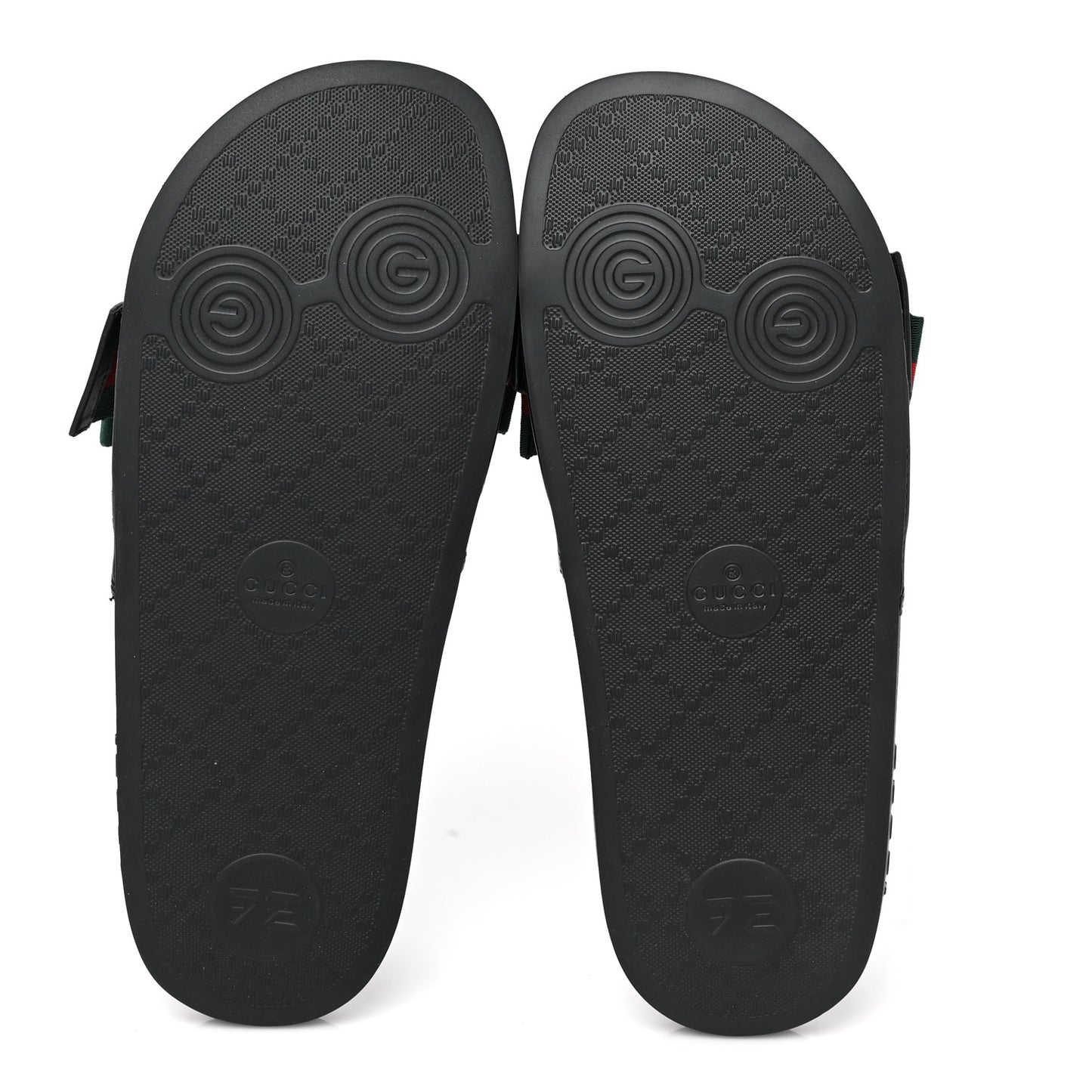 Satin Web Bow Slide Sandals 39 Black