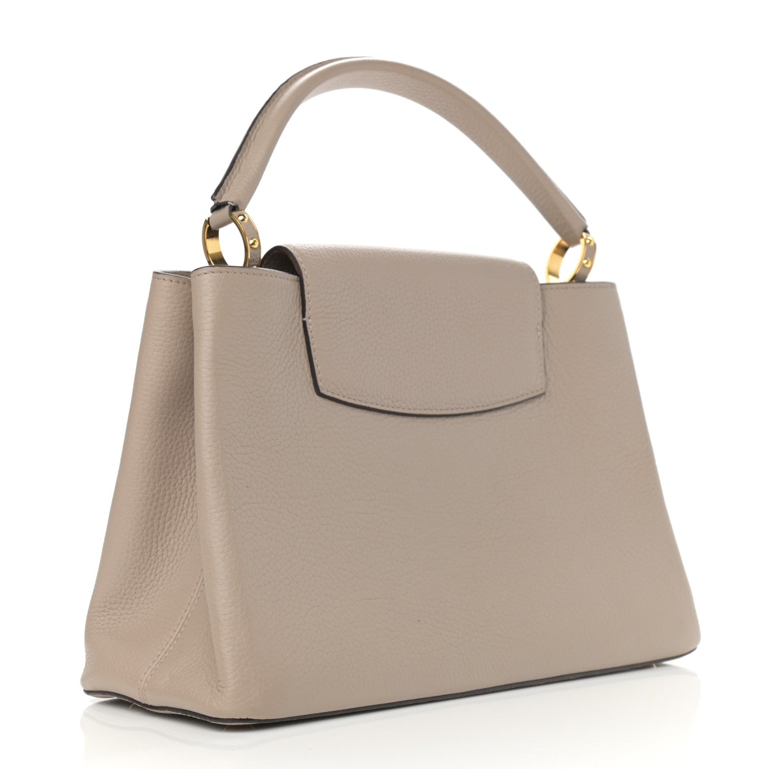 Louis Vuitton Taurillon Capucines MM Galet 2 of 9