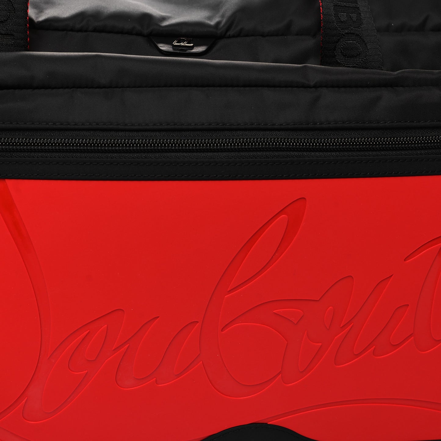 Nylon Sneaker Sole Loubideal Duffle Bag Loubi Black