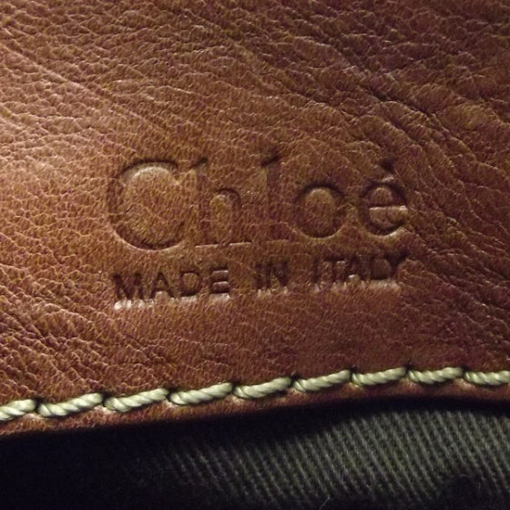 Calfskin Small Edith Satchel Brown