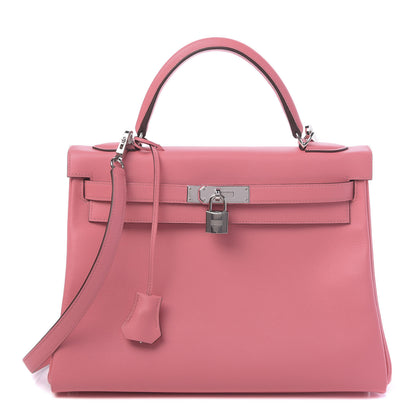 Hermes Evercolor Verso Kelly Retourne 32 Rose D'ete Terre Battue 1 of 11