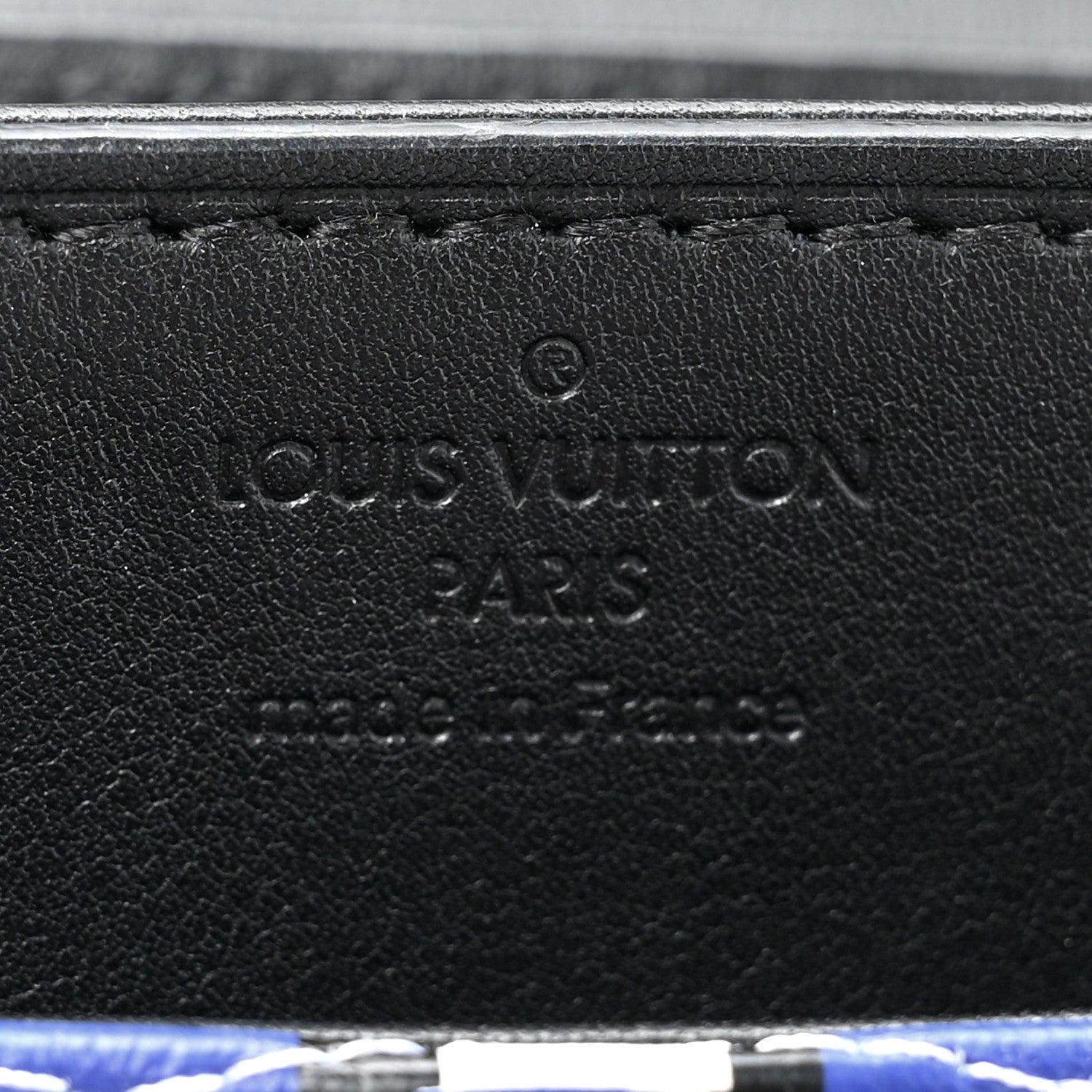 Louis Vuitton Calfskin Epi Smock Louise MM Chain Clutch Smoke 8 of 11