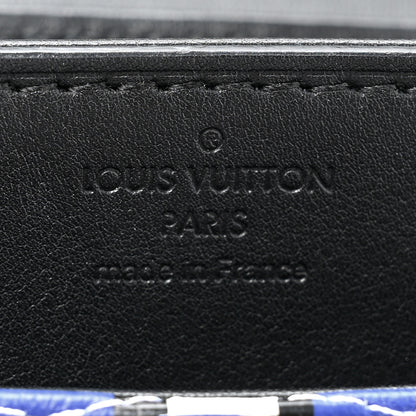Louis Vuitton Calfskin Epi Smock Louise MM Chain Clutch Smoke 8 of 11