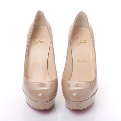 Christian Louboutin Patent Bianca 140 Pumps 36 Nude 2 of 8