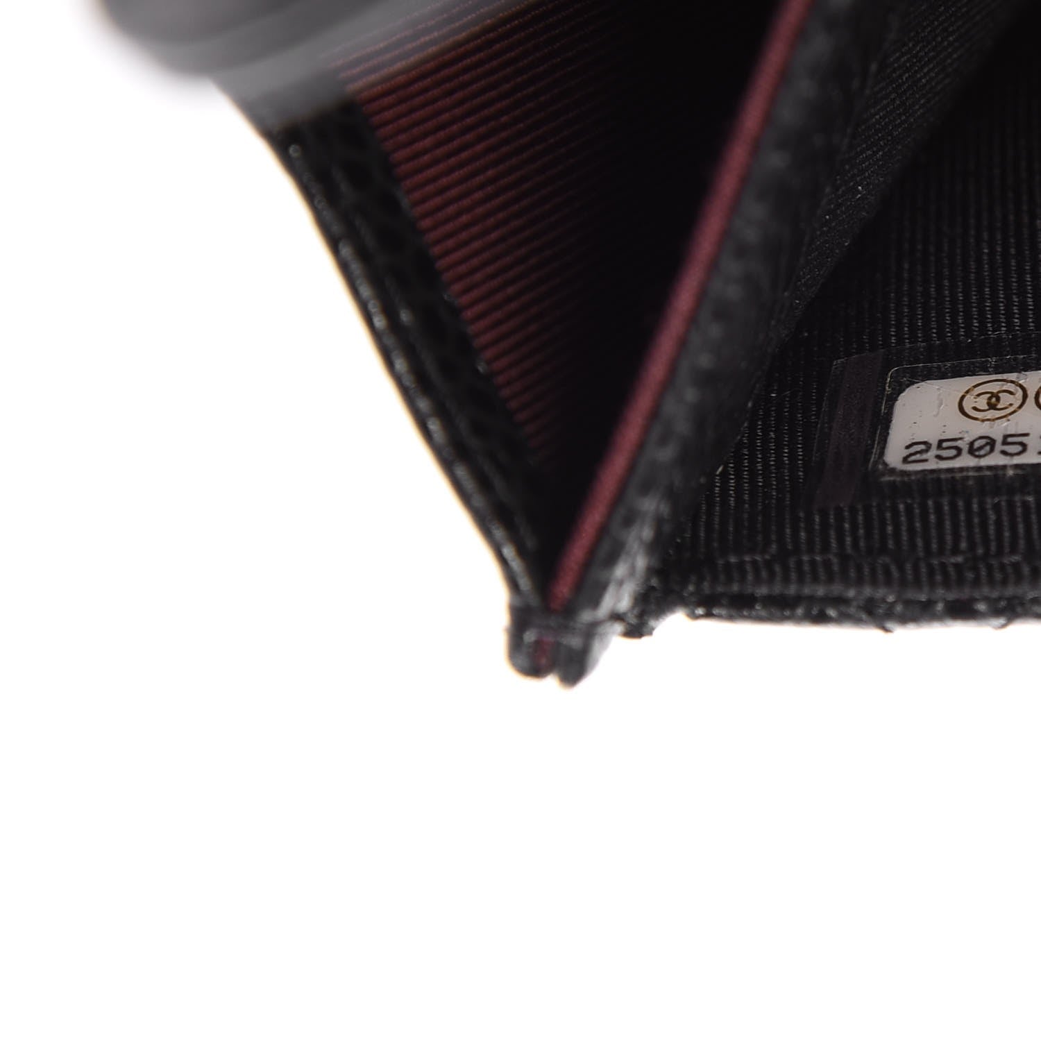 Chanel Caviar Quilted Flap Card Holder Black 7 of 9