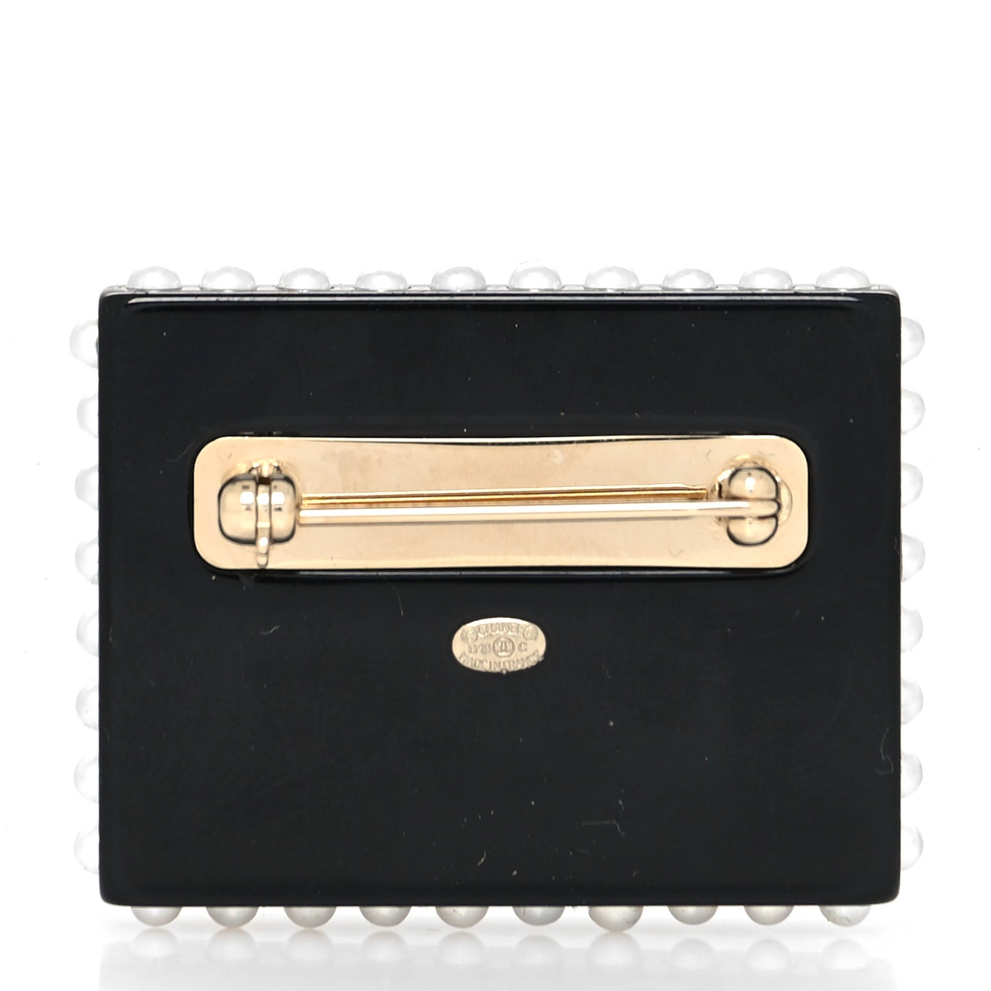 Resin Pearl CC La Pausa Brooch Multicolor
