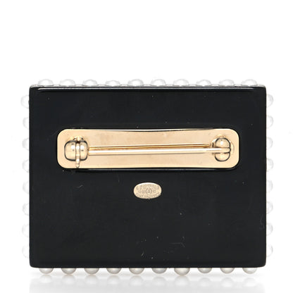 Chanel Resin Pearl CC La Pausa Brooch Multicolor 3 of 4