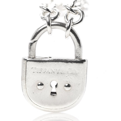 Tiffany Sterling Silver Lock Charm Bracelet 6 of 6