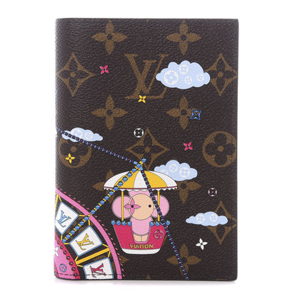 Louis Vuitton Monogram 2020 Christmas Animation Big Wheel Passport Cover Rose Ballerine 1 of 7