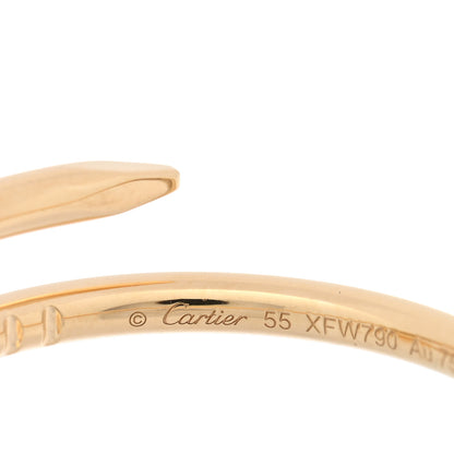 Cartier 18K Yellow Gold Small Juste Un Clou Ring 55 7.25 4 of 5
