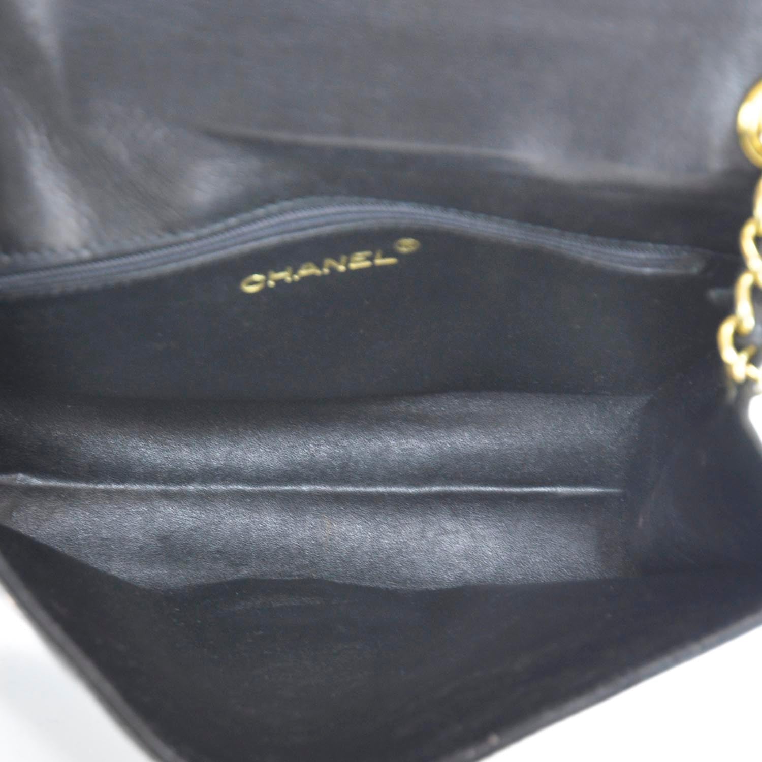 Chanel Patent Envelope Flap Bag Black 10 of 10