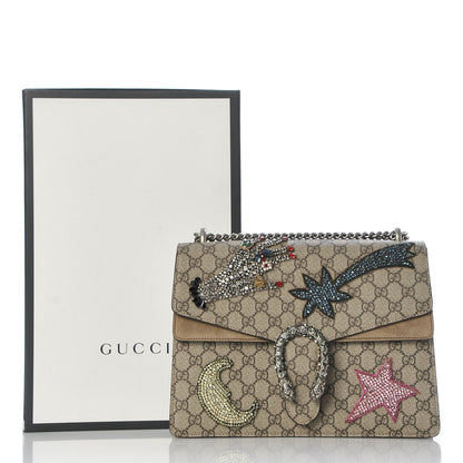 Gucci GG Supreme Monogram Shooting Star Embroidered Medium Dionysus Shoulder Bag Beige 10 of 10