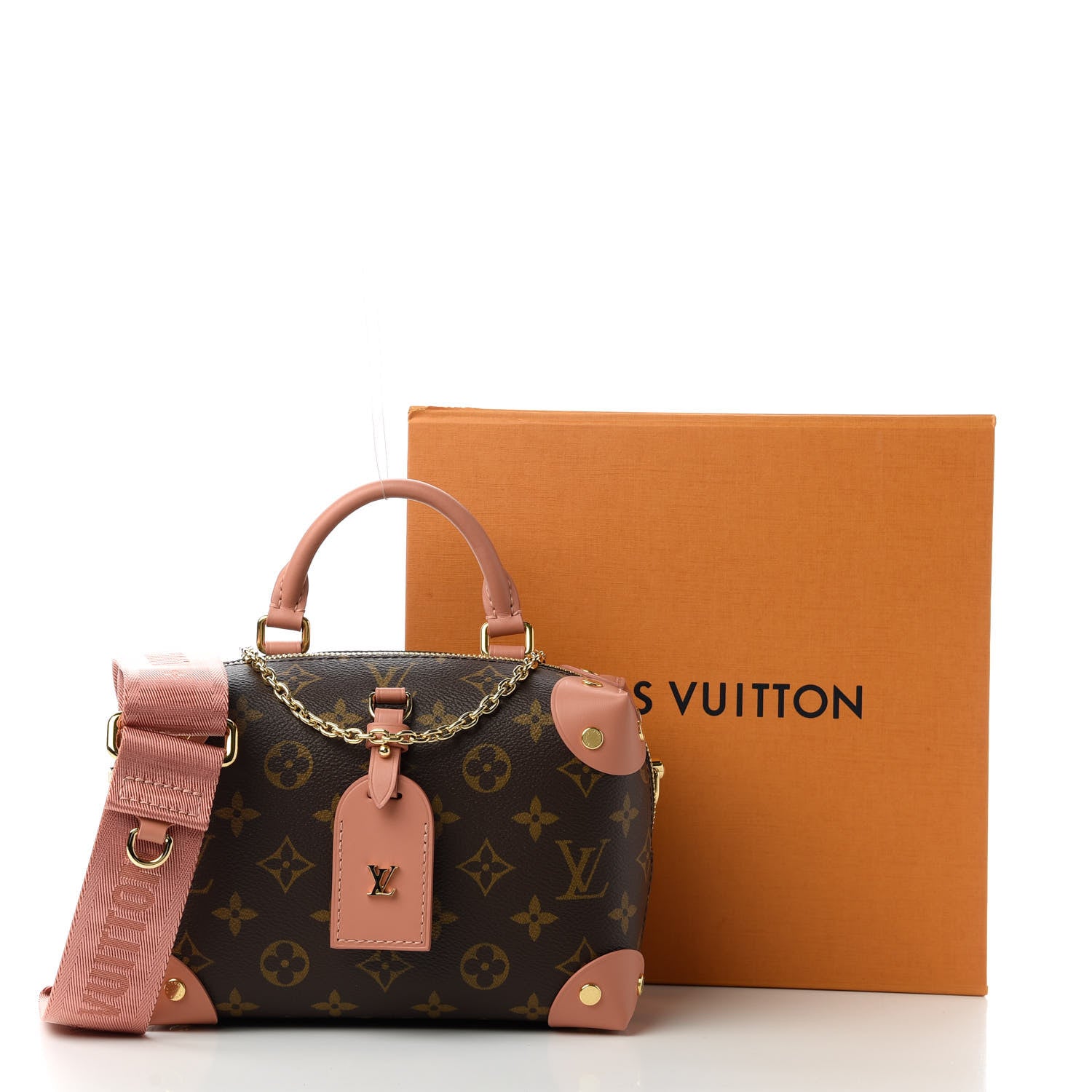 Louis Vuitton Monogram Petite Malle Souple Peach 11 of 11