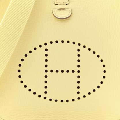 Hermes Taurillon Clemence Evelyne TPM Jaune Milton 8 of 11