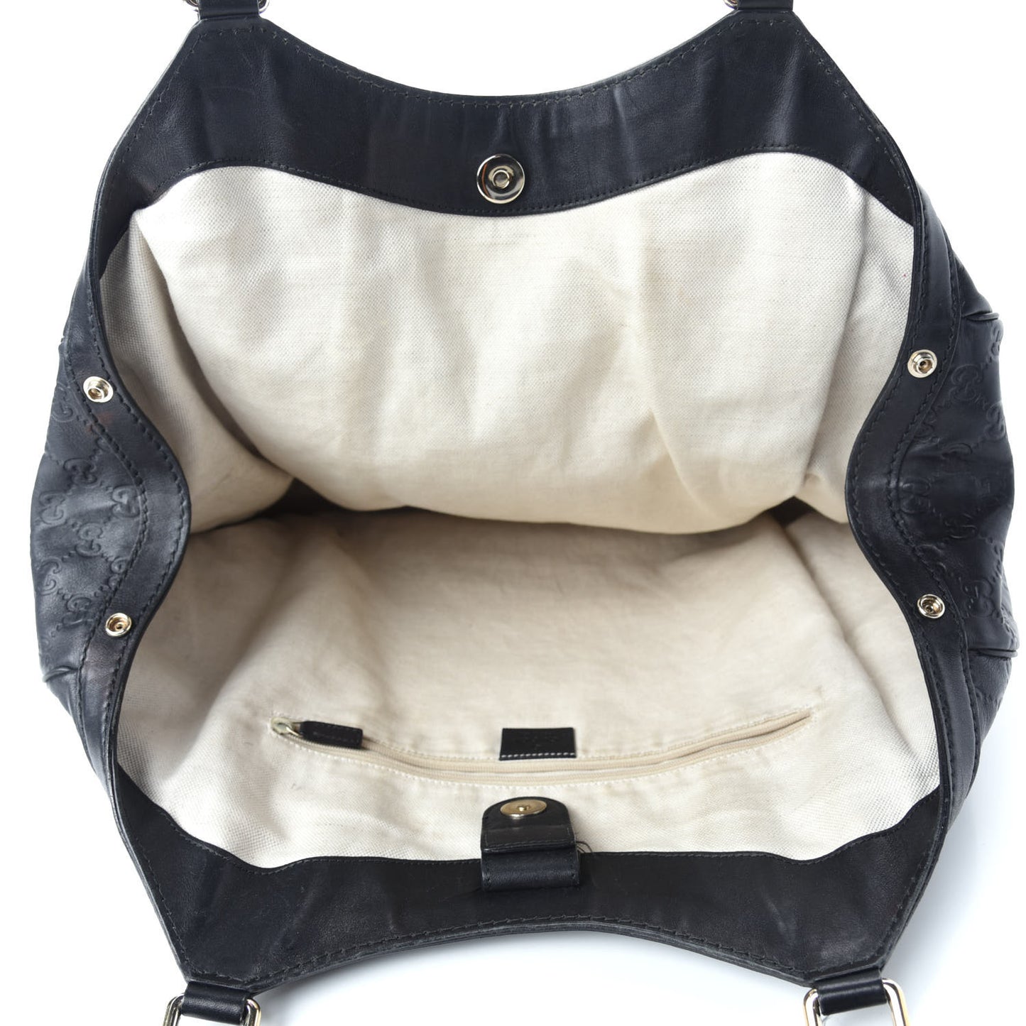 Guccissima Large Sukey Tote Black