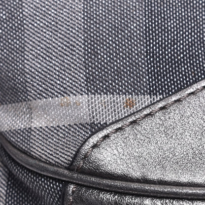 Burberry Shimmer Check Small Brooklyn Hobo Grey 10 of 10