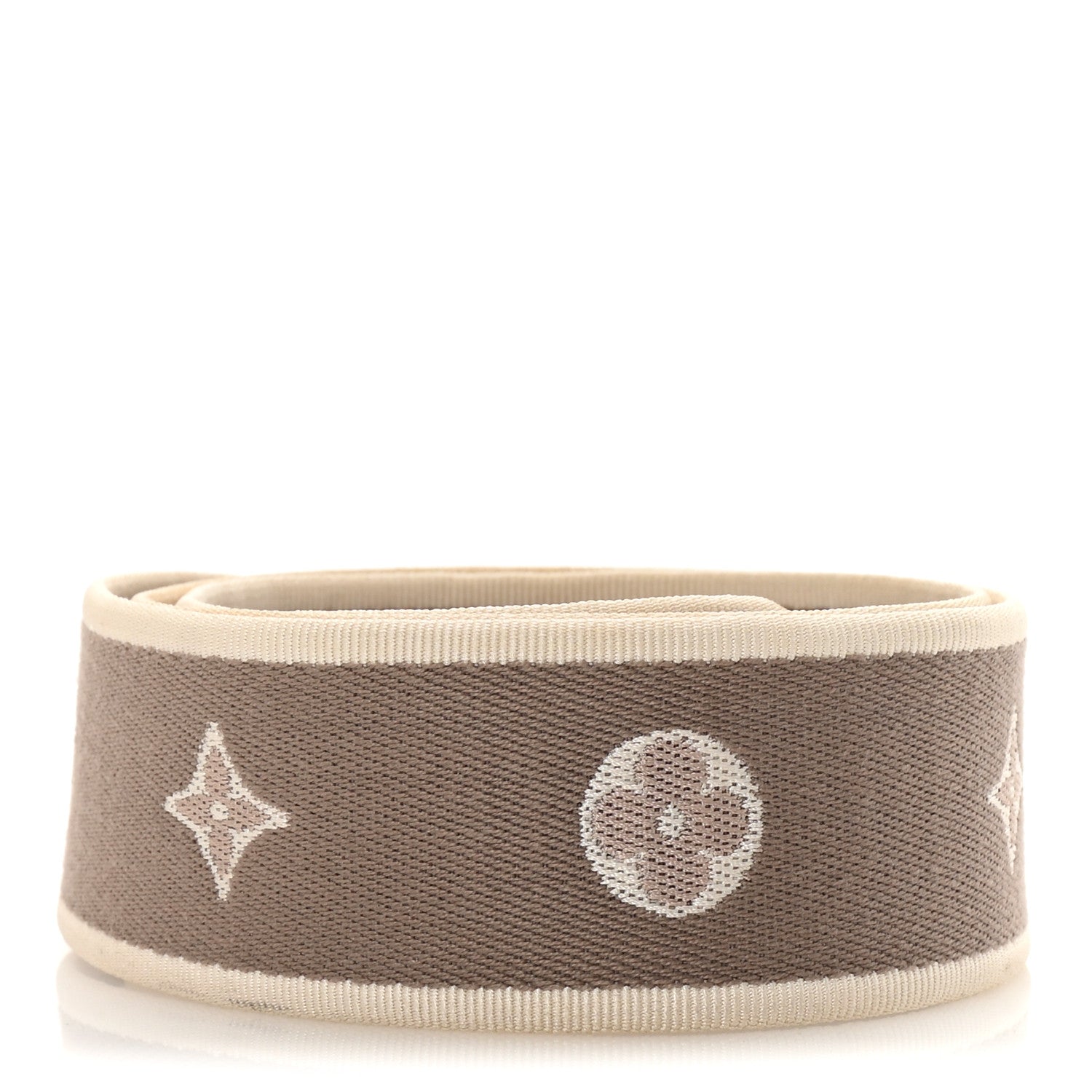 Louis Vuitton Jacquard Diane Shoulder Strap Tourterelle Creme 2 of 5