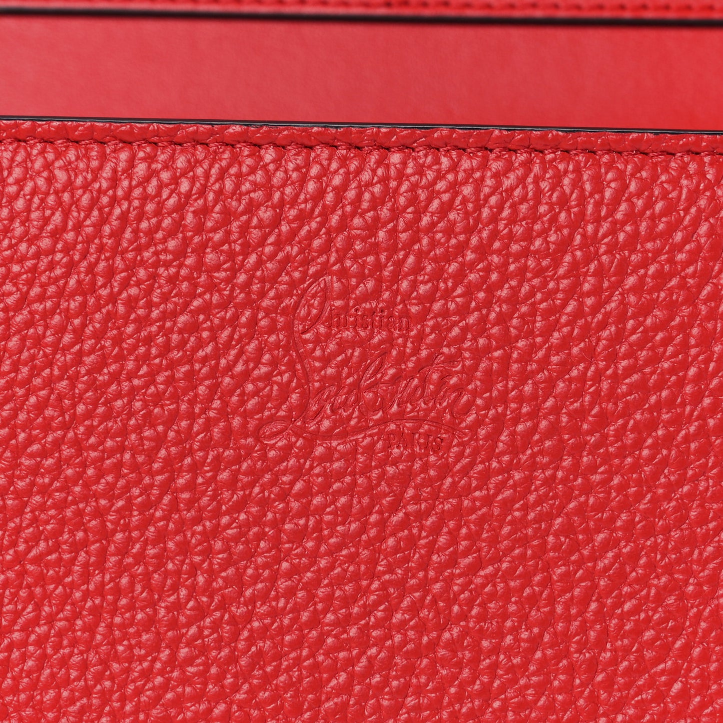 Loubi Kraft PVC Patent Calfskin Paloma Clutch Kraft Latte