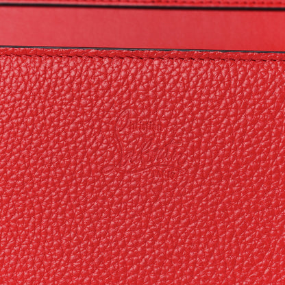 Christian Louboutin Loubi Kraft PVC Patent Calfskin Paloma Clutch Kraft Latte 5 of 12