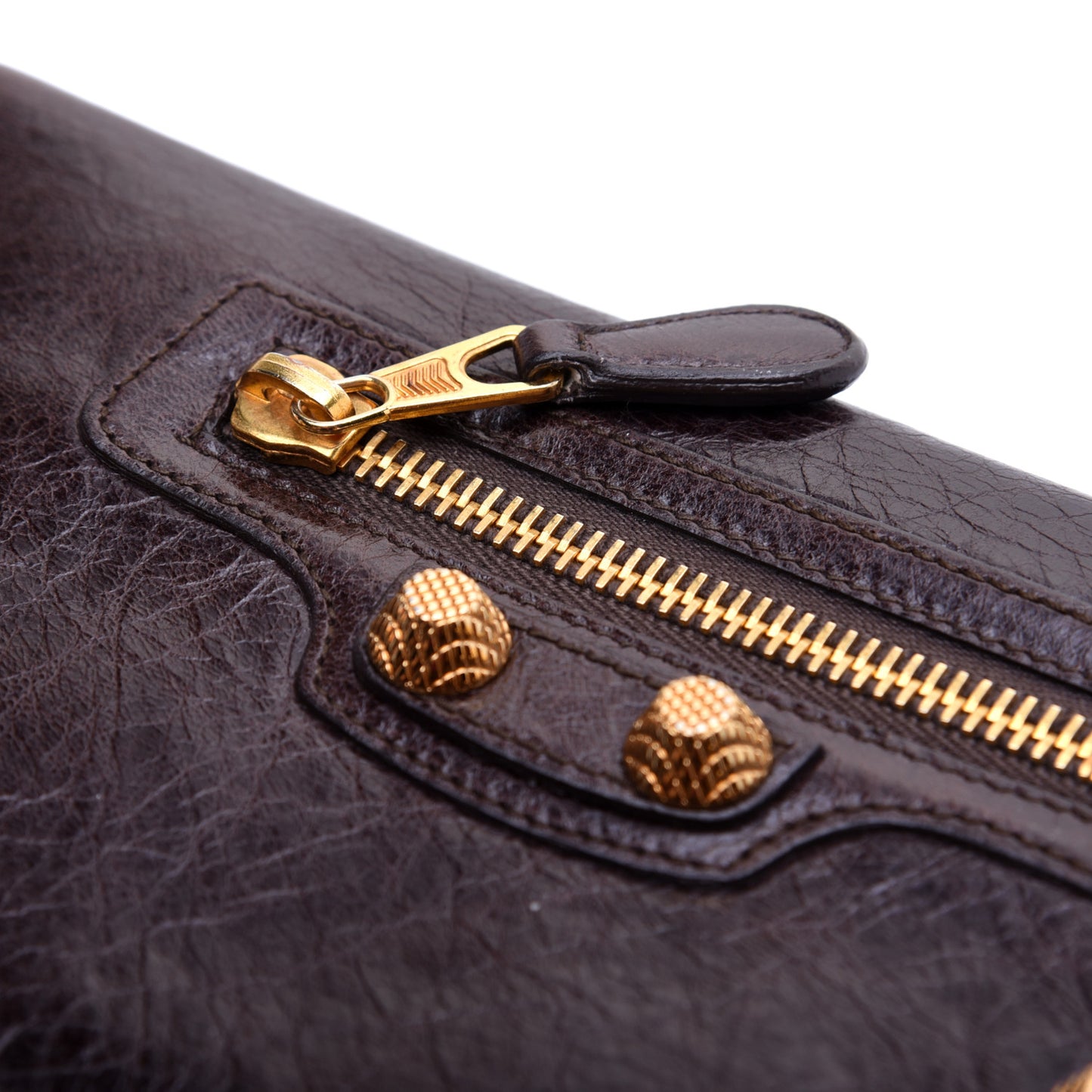 Agneau Giant 12 Gold Hardware Compagnon Wallet Black