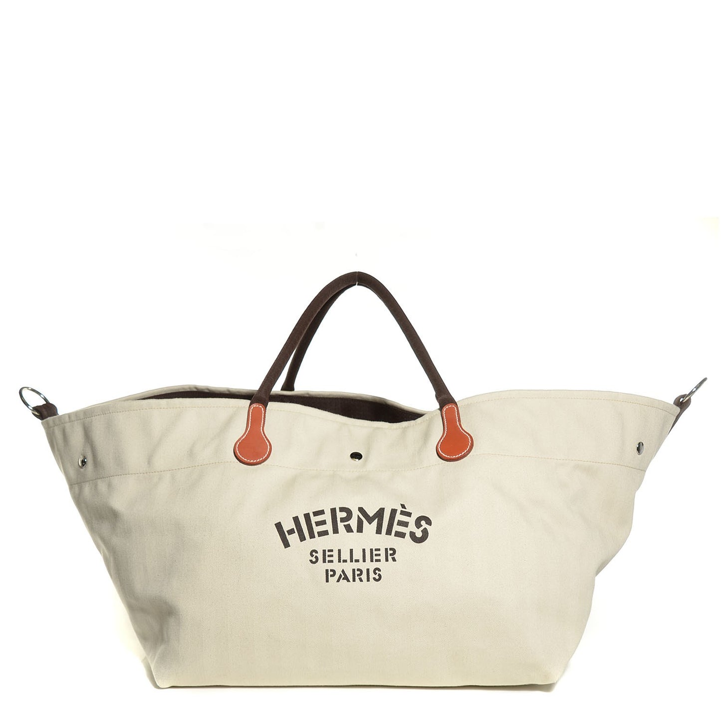 Natural Toile Fourre Tout du Cavalier Carryall Tote