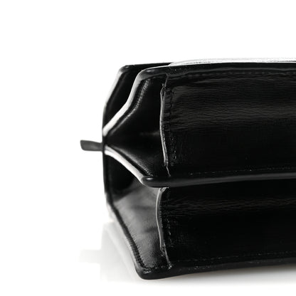 Saint Laurent Calfskin Medium Monogram Monochrome Sunset  Black 8 of 10