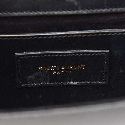Saint Laurent Calfskin Small Classic Monogram Kate Tassel Satchel Black 6 of 15