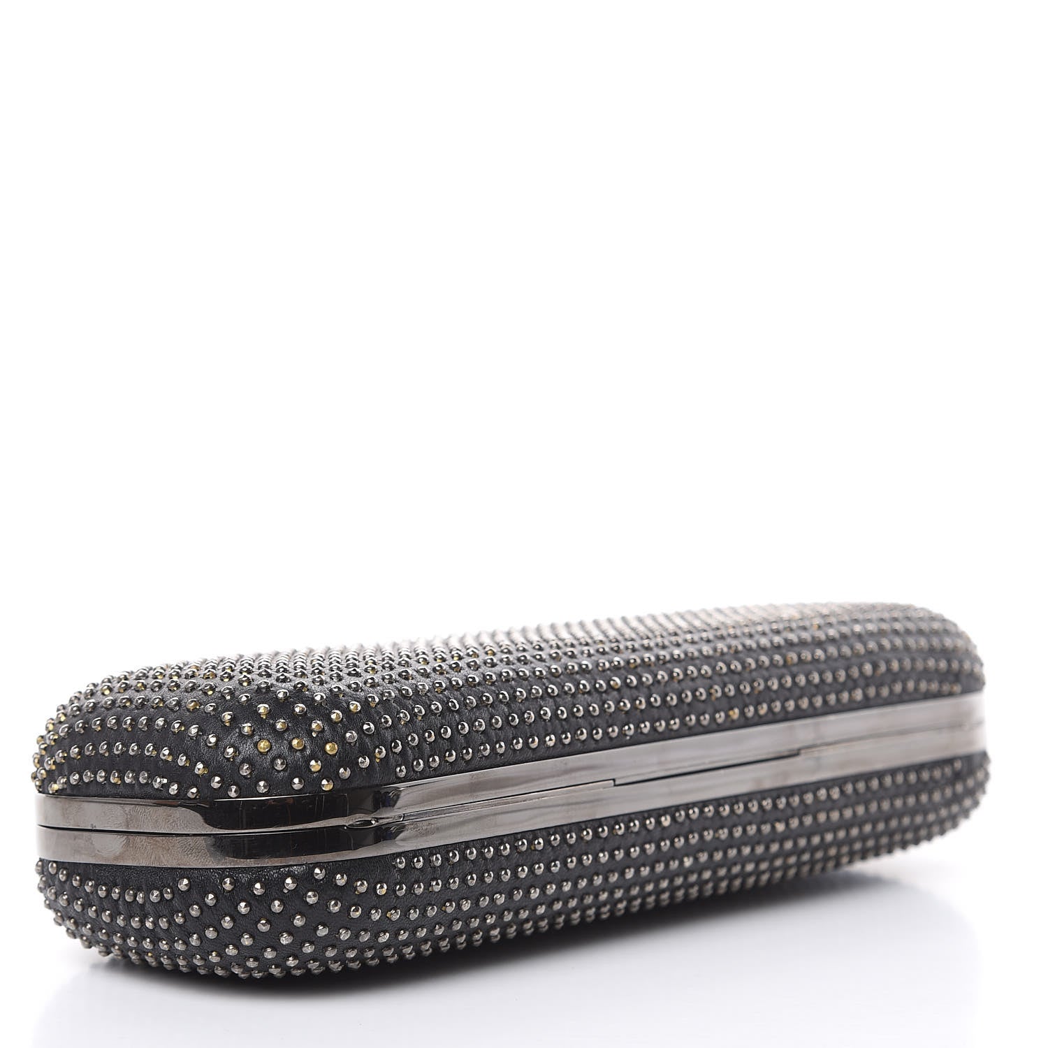 Alexander McQueen Nappa Studded Knucklebox Clutch Black 4 of 8