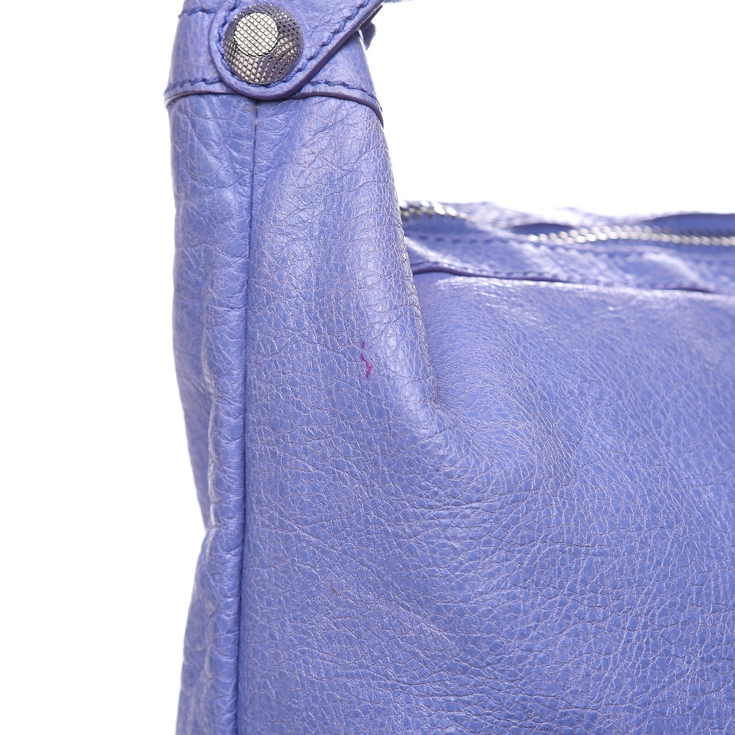 Agneau Giant 12 Silver Hardware Day Hobo Mauve Light Mauve