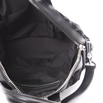 Givenchy Calfskin Velvet Devore Medium Nightingale Black 4 of 11