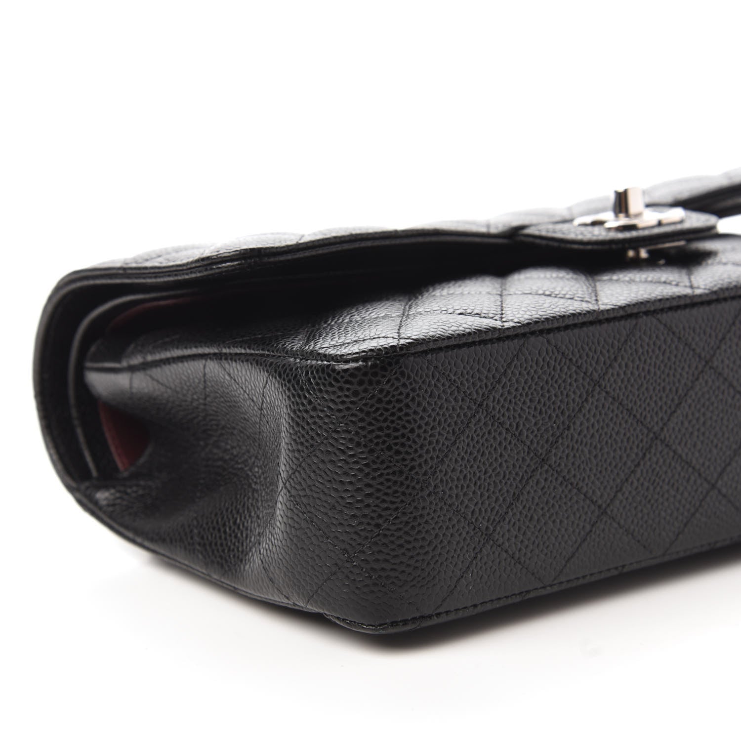 Chanel Caviar Quilted Medium Double Flap Black 6 of 11