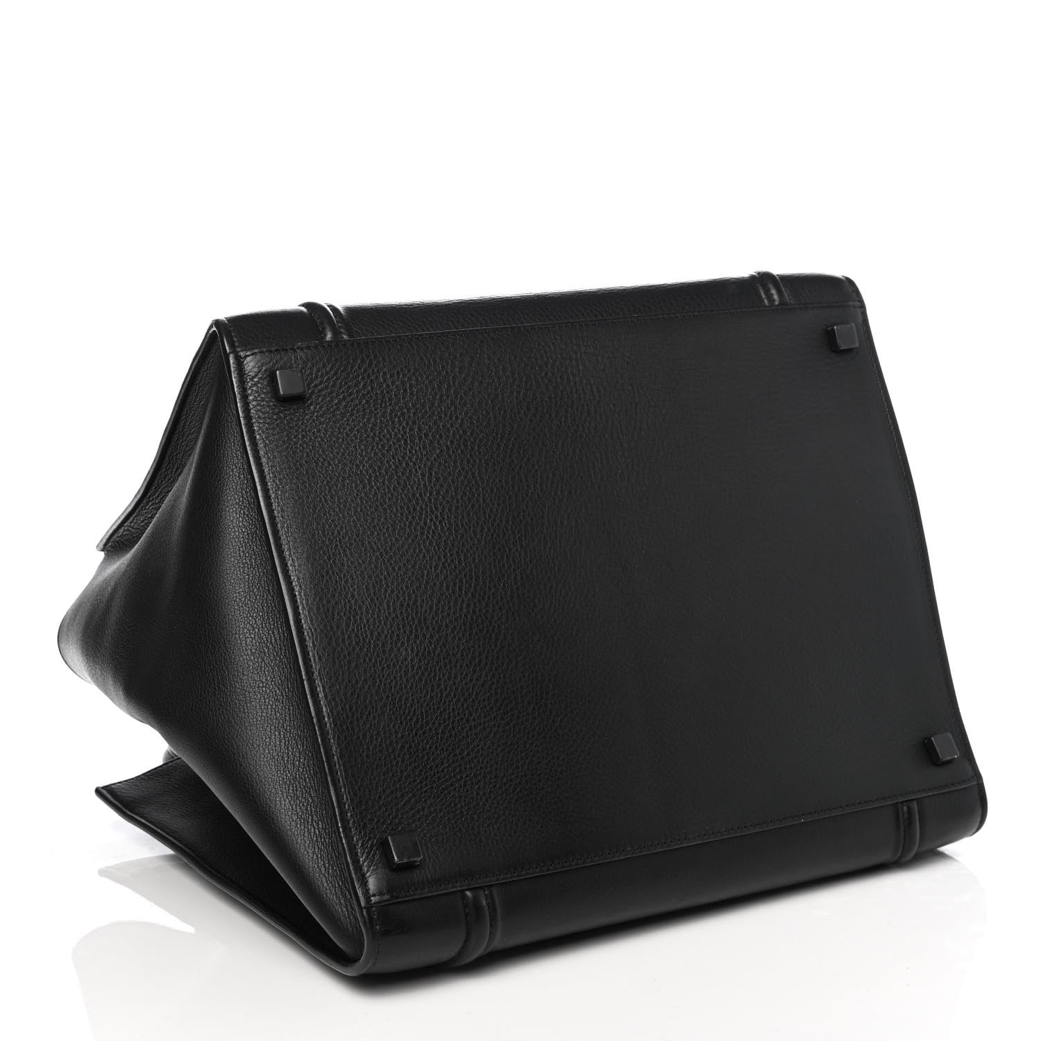 Celine Supple Calfskin Medium Phantom Luggage Black 3 of 4