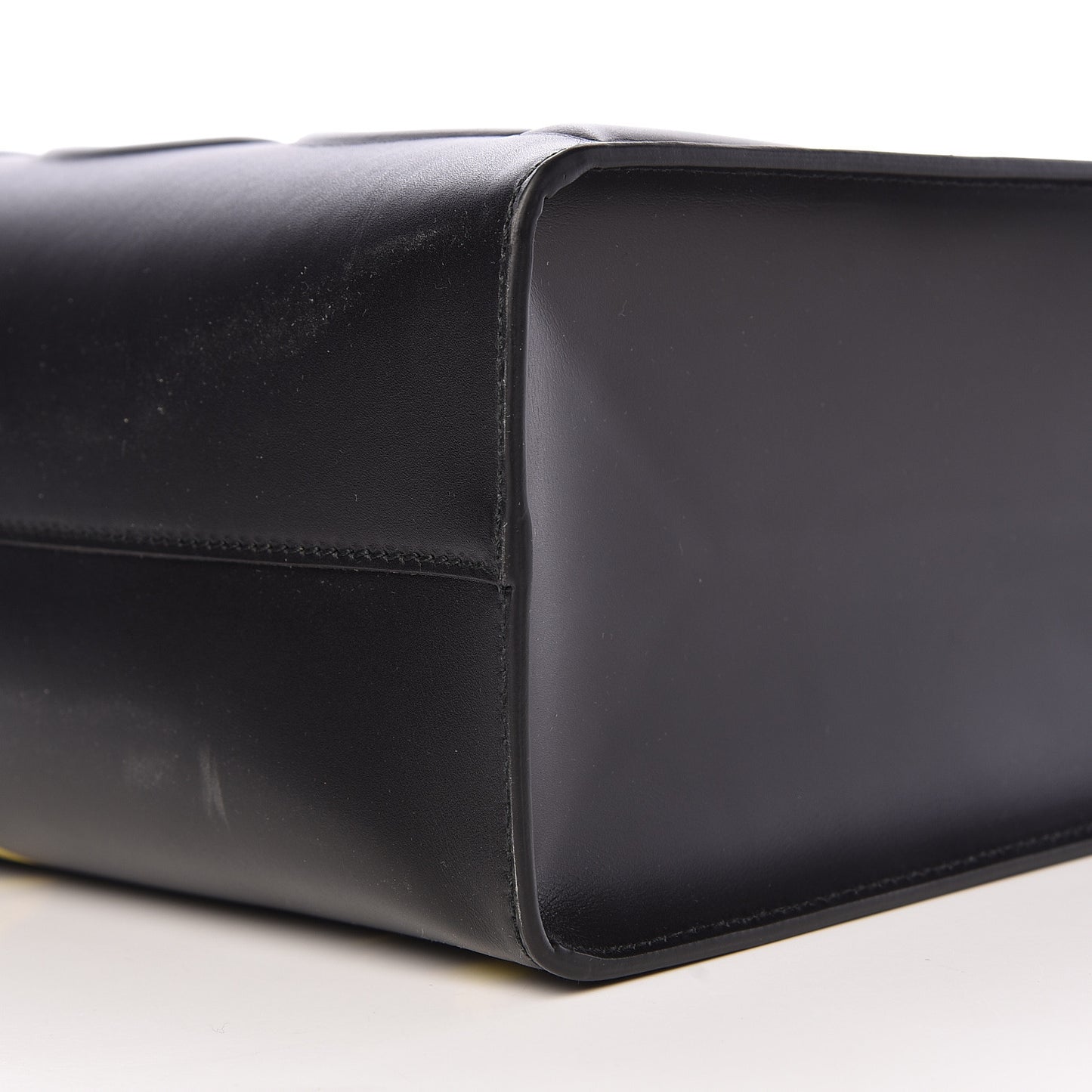 Calfskin GucciGhost Real Medium XL Tote Black Yellow