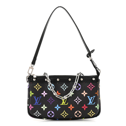 Louis Vuitton LV X TM Monogram Multicolor Pochette Accessories Black 1 of 10