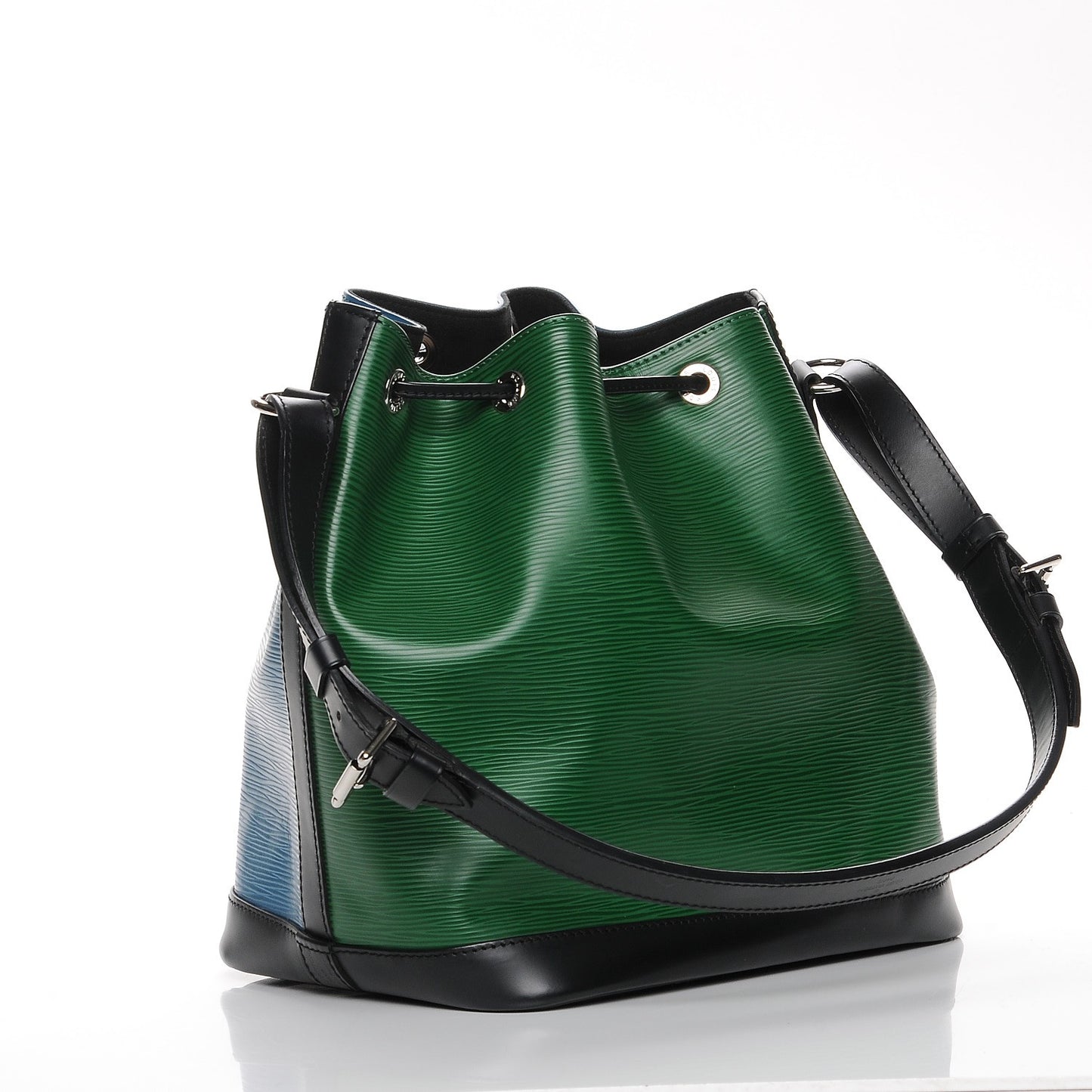 Epi Tri-Color Petit Noe Cyan Menthe Black