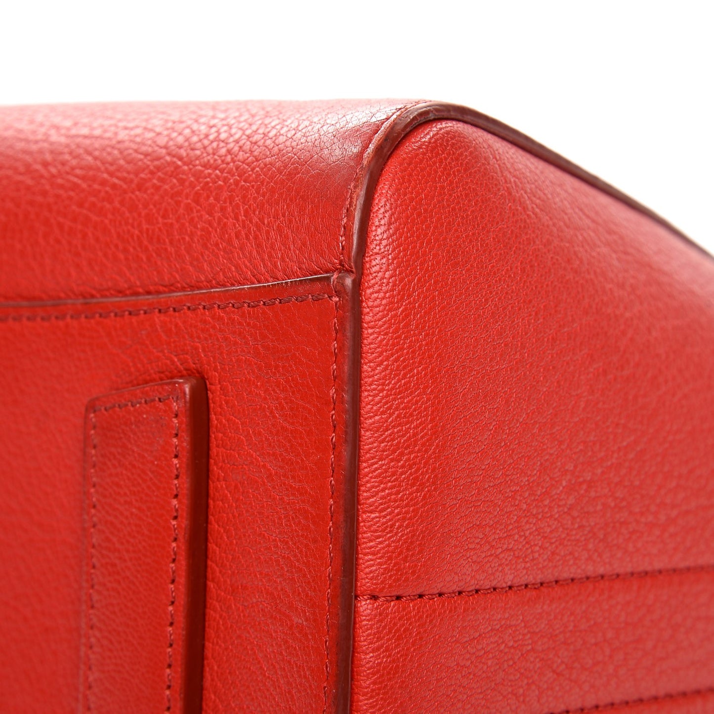 Sugar Goatskin Small Antigona Medium Red