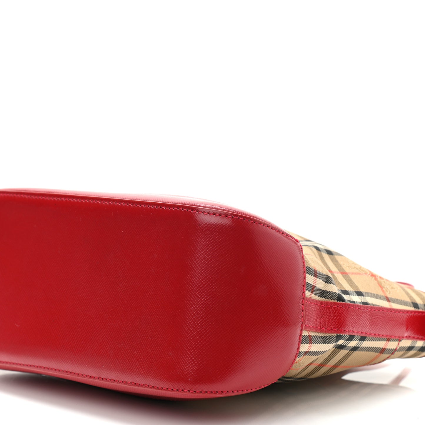 Haymarket Check Small Tote Red