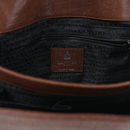 Lanvin Calfskin Medium Happy Shoulder Bag Brown 6 of 9