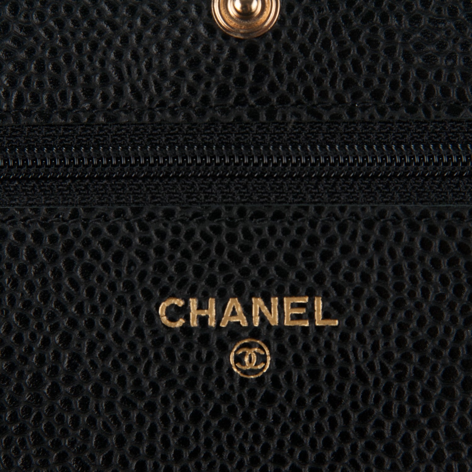 Chanel Caviar Quilted Wallet On Chain WOC Black 5 of 8