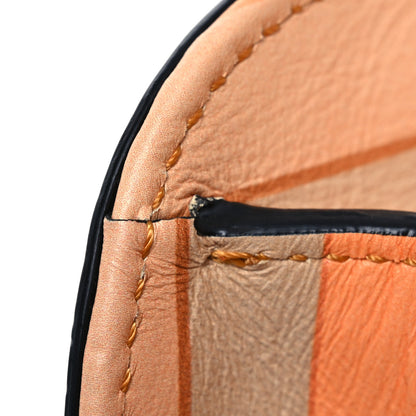 Valentino Garavani Vitello Native Couture 1975 Medium Glam Lock Rockstud Flap Mandarin Sorbet 9 of 12