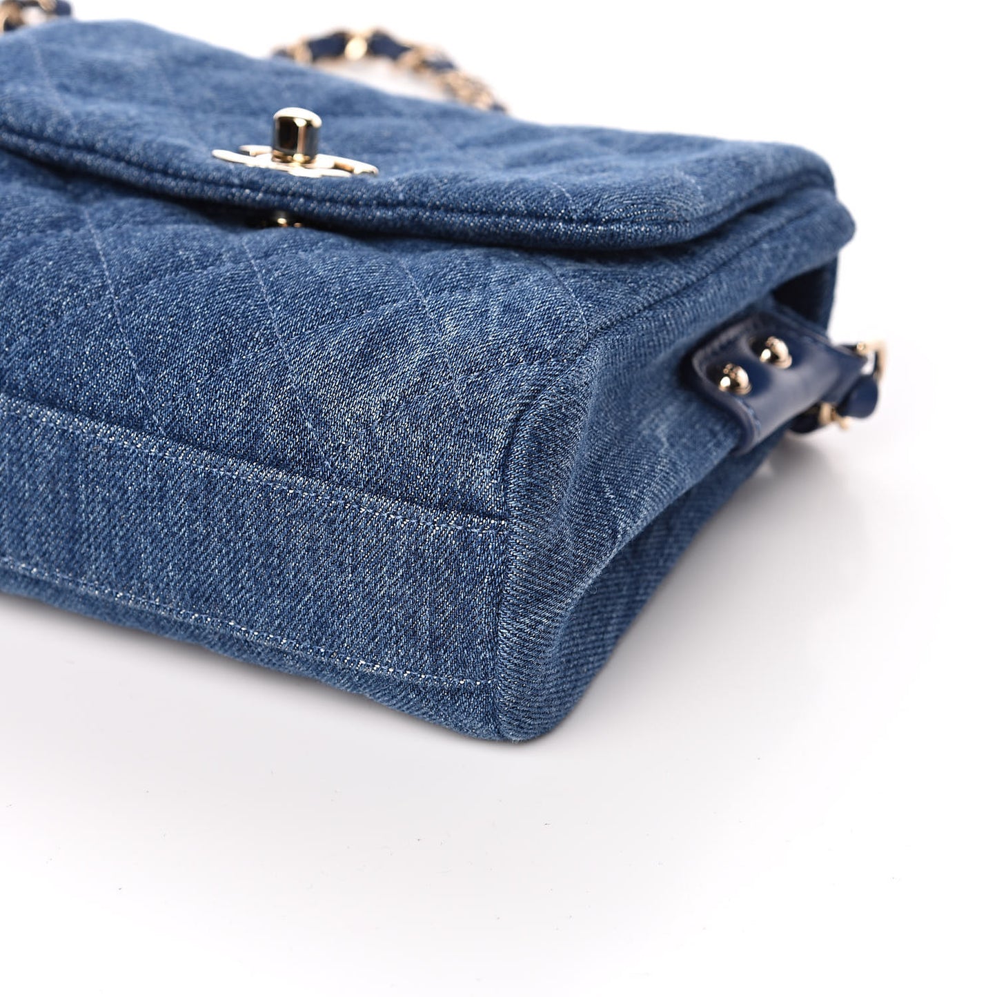 Denim Quilted Side Packs Blue