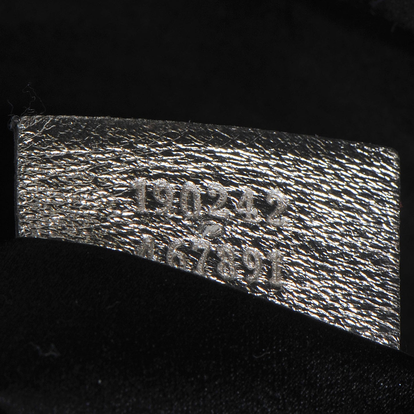 Suede Hysteria Foldover Medallion Clutch Black